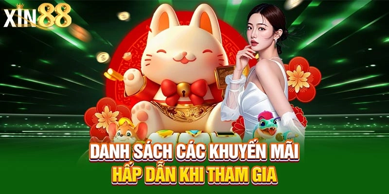 Các ưu đãi xin88 hấp dẫn nhất 2025